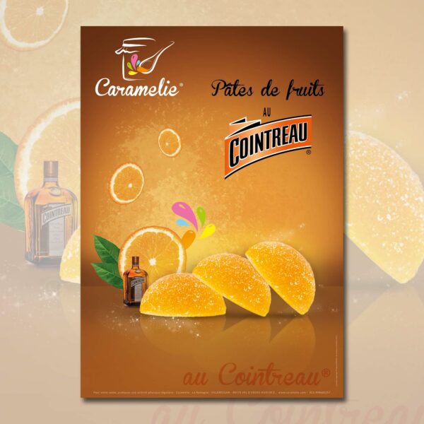 Affiche – Pâtes de fruits Caramelie au Cointreau®