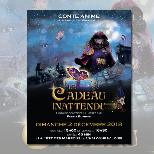 Affiche conte de Noël – Un cadeau inattendu