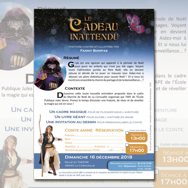 Flyer – Animation conte animé Fanny Bompas