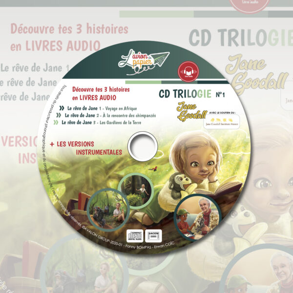 CD Livres audio – Le rêve de Jane 1, 2 et 3