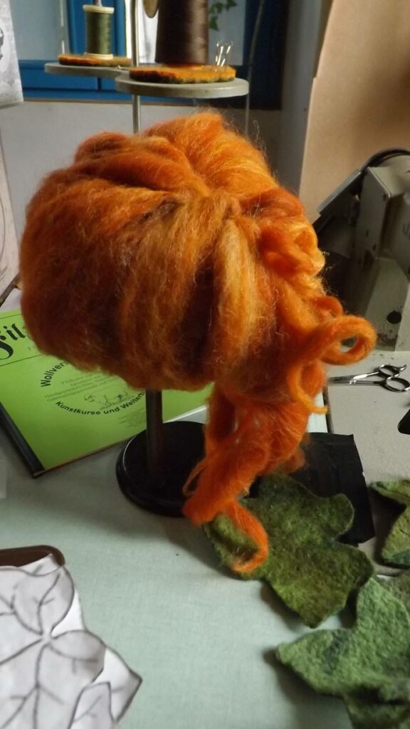 derrière coiffure sculpture fée en cours