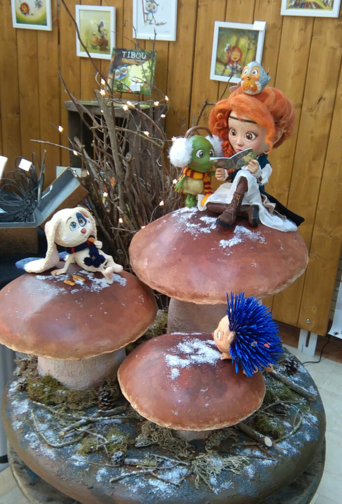 sculpture la fée de tibou fanny bompas illustration